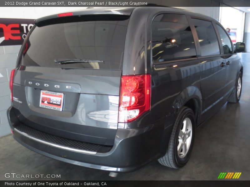 Dark Charcoal Pearl / Black/Light Graystone 2012 Dodge Grand Caravan SXT