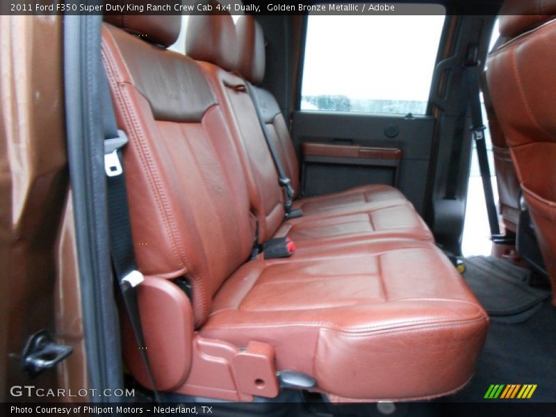 Golden Bronze Metallic / Adobe 2011 Ford F350 Super Duty King Ranch Crew Cab 4x4 Dually