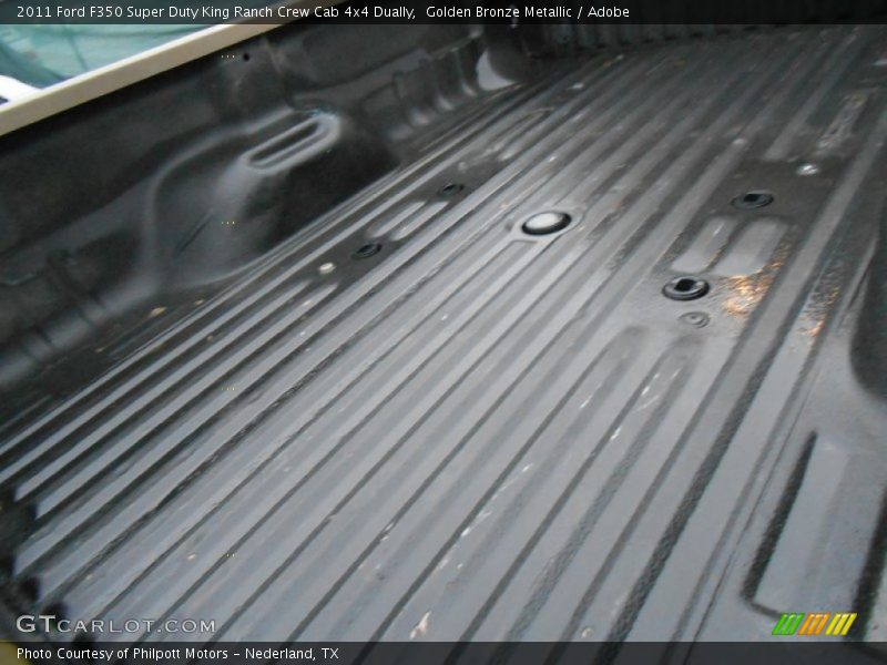 Golden Bronze Metallic / Adobe 2011 Ford F350 Super Duty King Ranch Crew Cab 4x4 Dually