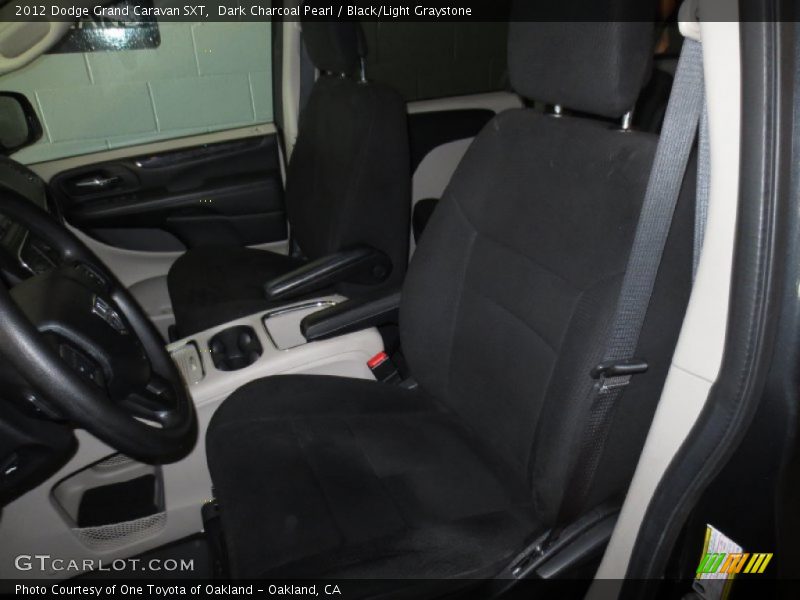 Dark Charcoal Pearl / Black/Light Graystone 2012 Dodge Grand Caravan SXT