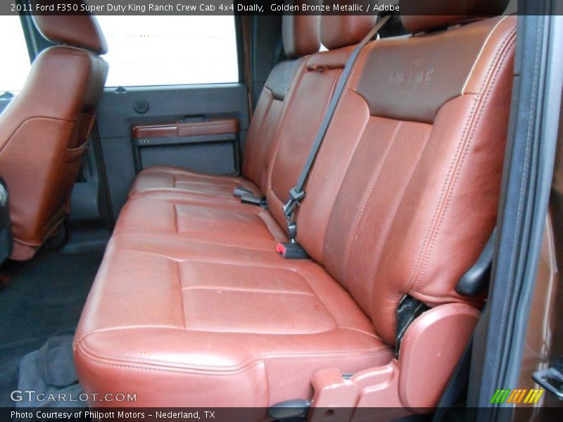 Golden Bronze Metallic / Adobe 2011 Ford F350 Super Duty King Ranch Crew Cab 4x4 Dually