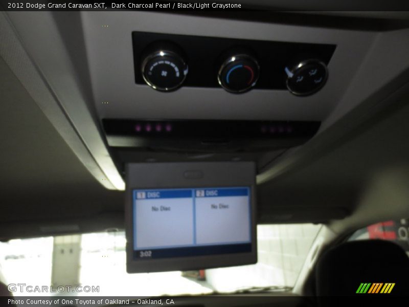 Dark Charcoal Pearl / Black/Light Graystone 2012 Dodge Grand Caravan SXT