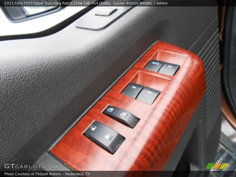 Golden Bronze Metallic / Adobe 2011 Ford F350 Super Duty King Ranch Crew Cab 4x4 Dually