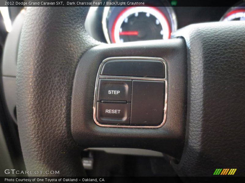 Dark Charcoal Pearl / Black/Light Graystone 2012 Dodge Grand Caravan SXT