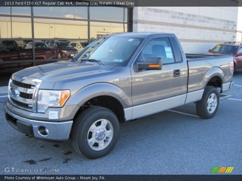 Front 3/4 View of 2013 F150 XLT Regular Cab 4x4