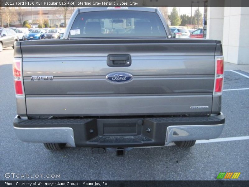 Sterling Gray Metallic / Steel Gray 2013 Ford F150 XLT Regular Cab 4x4