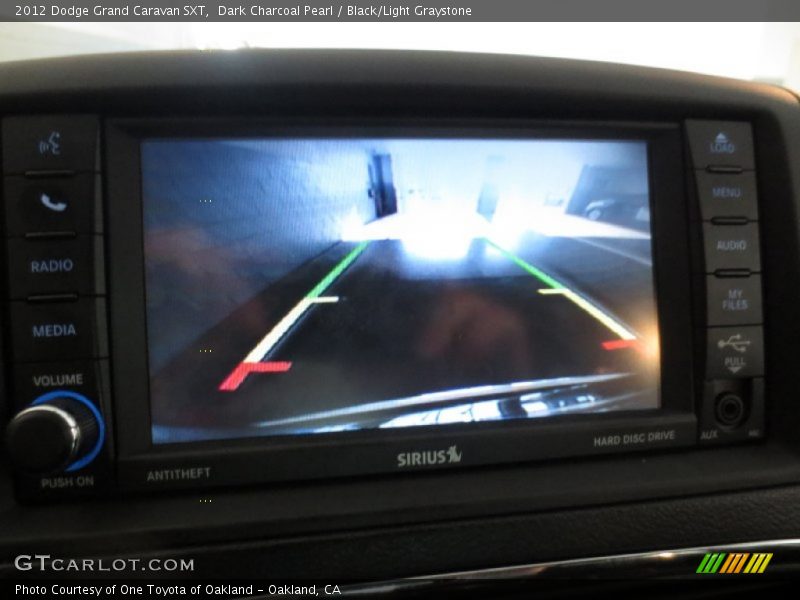 Dark Charcoal Pearl / Black/Light Graystone 2012 Dodge Grand Caravan SXT