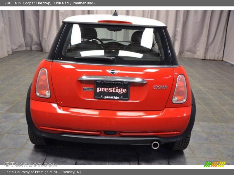Chili Red / Panther Black 2005 Mini Cooper Hardtop