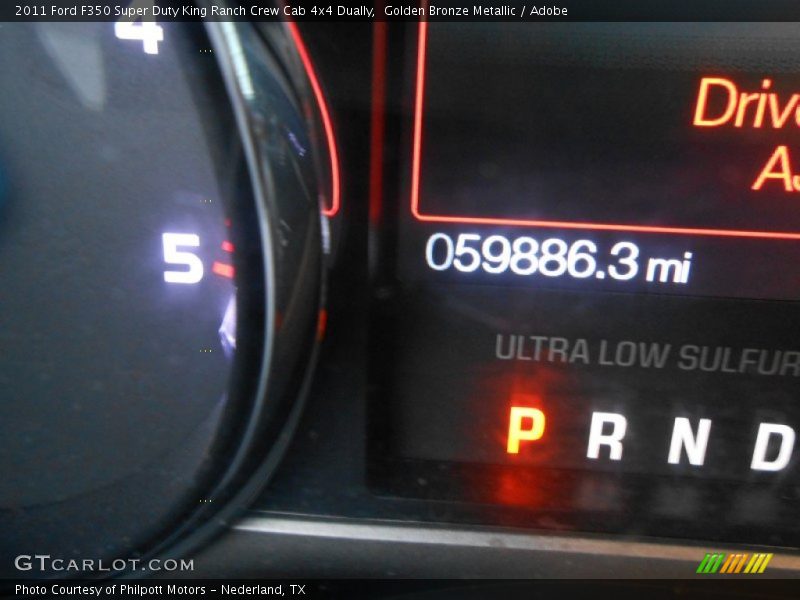 Golden Bronze Metallic / Adobe 2011 Ford F350 Super Duty King Ranch Crew Cab 4x4 Dually