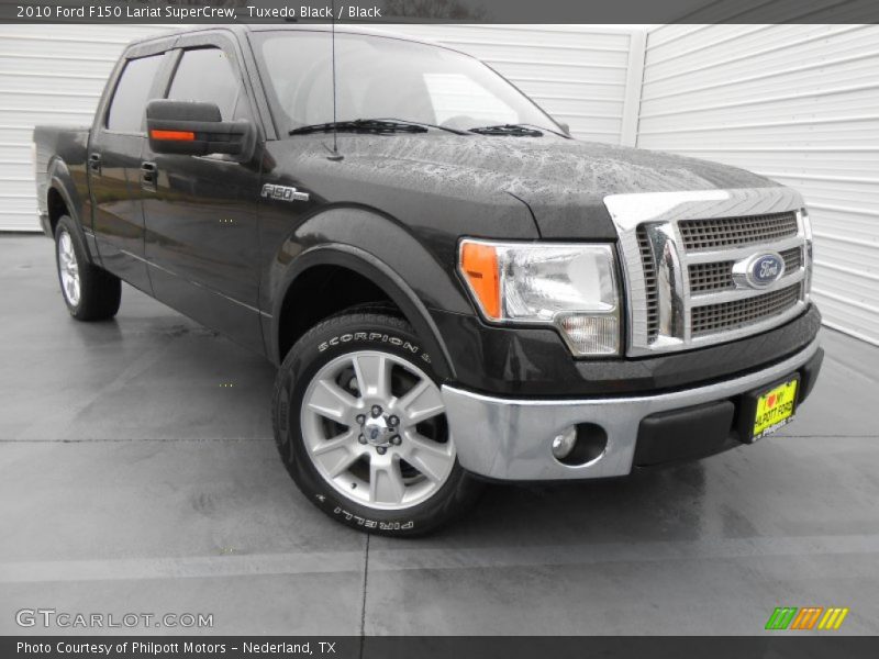 Tuxedo Black / Black 2010 Ford F150 Lariat SuperCrew