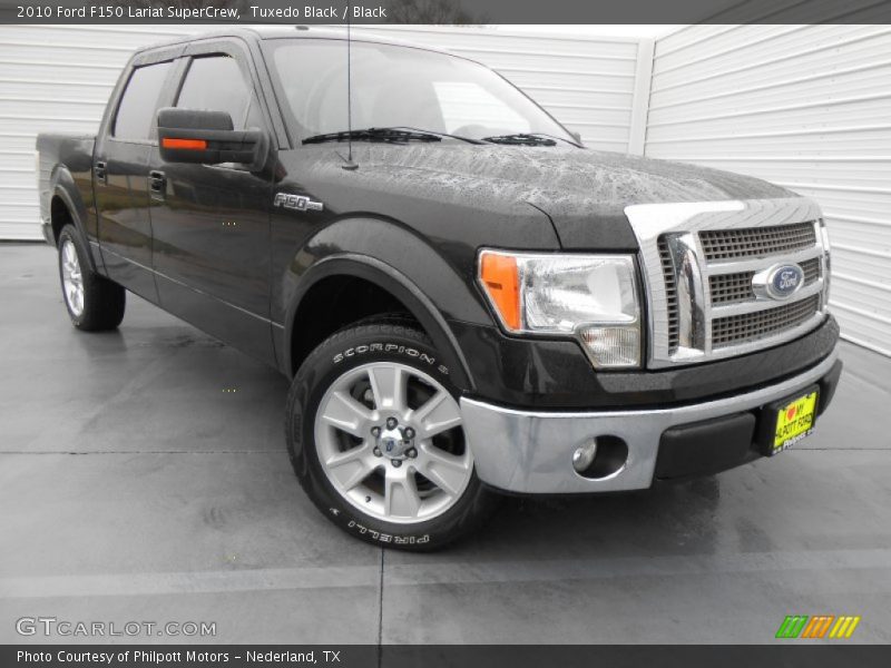Tuxedo Black / Black 2010 Ford F150 Lariat SuperCrew