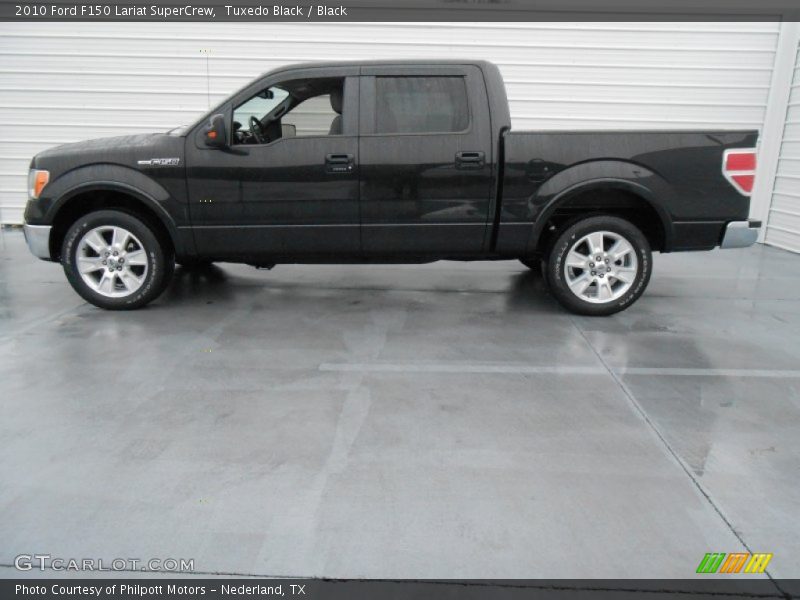 Tuxedo Black / Black 2010 Ford F150 Lariat SuperCrew