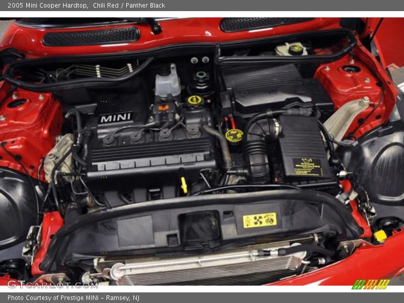 Chili Red / Panther Black 2005 Mini Cooper Hardtop
