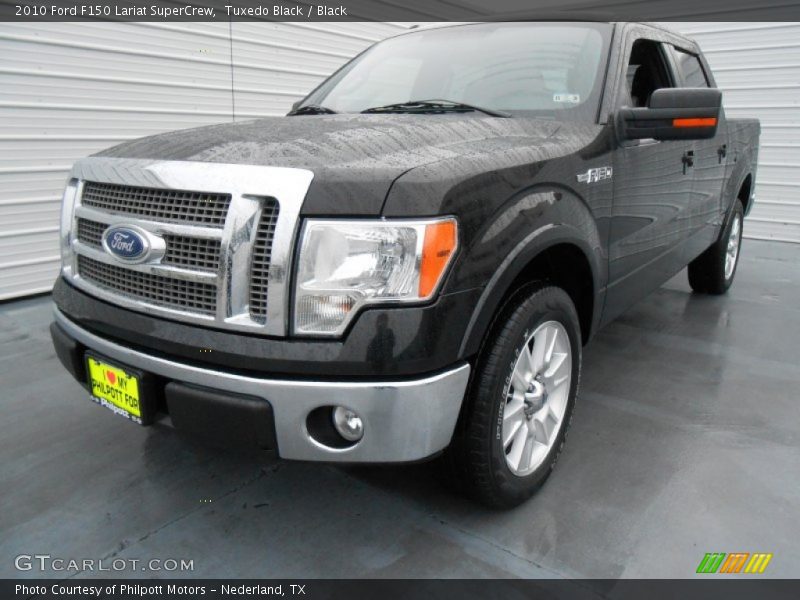 Tuxedo Black / Black 2010 Ford F150 Lariat SuperCrew