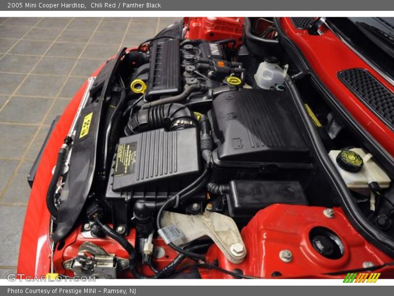 Chili Red / Panther Black 2005 Mini Cooper Hardtop