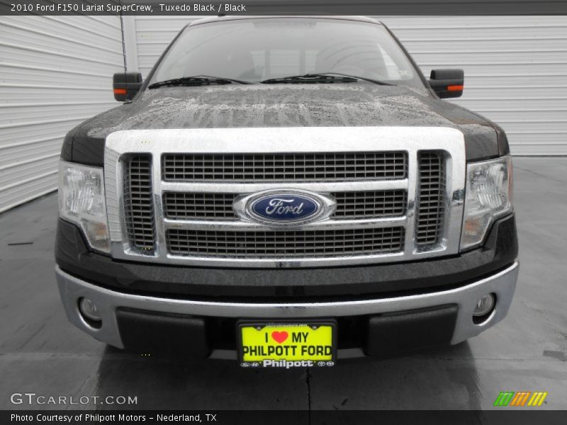 Tuxedo Black / Black 2010 Ford F150 Lariat SuperCrew