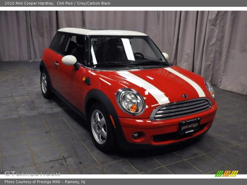 Chili Red / Grey/Carbon Black 2010 Mini Cooper Hardtop