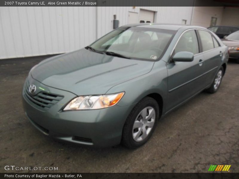 Aloe Green Metallic / Bisque 2007 Toyota Camry LE