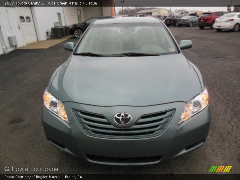 Aloe Green Metallic / Bisque 2007 Toyota Camry LE
