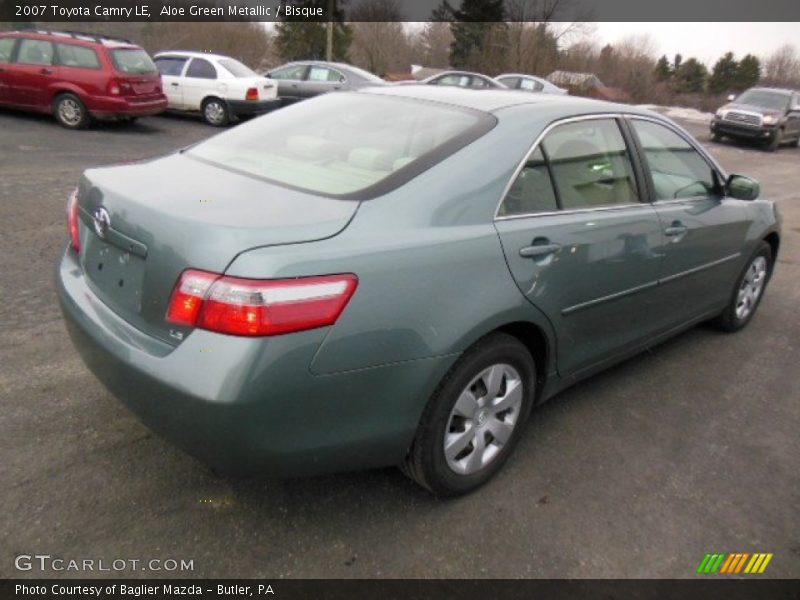 Aloe Green Metallic / Bisque 2007 Toyota Camry LE