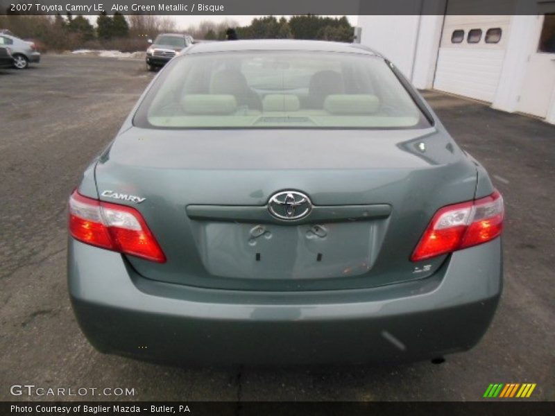 Aloe Green Metallic / Bisque 2007 Toyota Camry LE