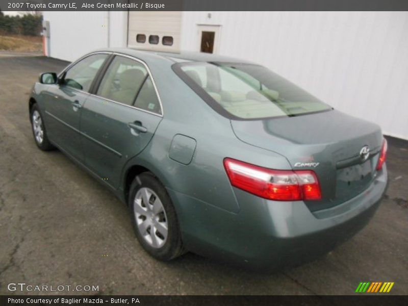 Aloe Green Metallic / Bisque 2007 Toyota Camry LE
