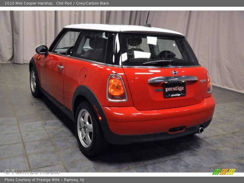 Chili Red / Grey/Carbon Black 2010 Mini Cooper Hardtop