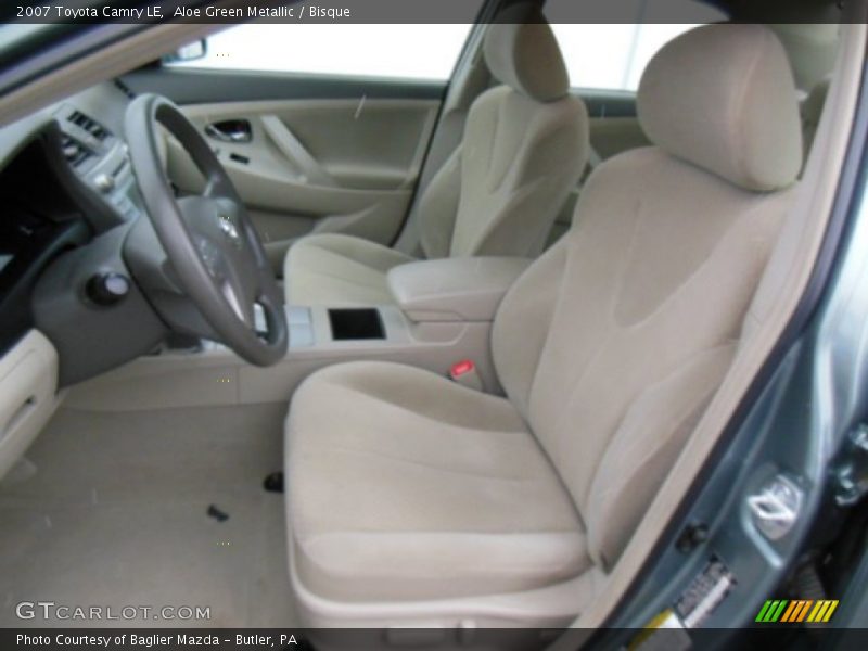 Aloe Green Metallic / Bisque 2007 Toyota Camry LE