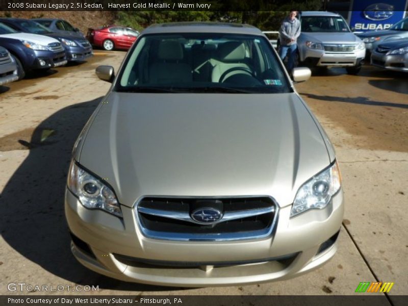 Harvest Gold Metallic / Warm Ivory 2008 Subaru Legacy 2.5i Sedan