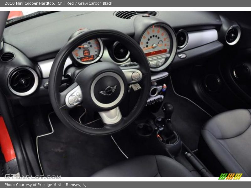 Chili Red / Grey/Carbon Black 2010 Mini Cooper Hardtop