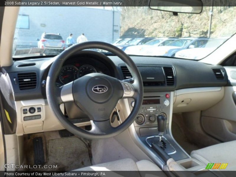 Harvest Gold Metallic / Warm Ivory 2008 Subaru Legacy 2.5i Sedan