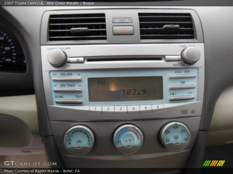 Aloe Green Metallic / Bisque 2007 Toyota Camry LE