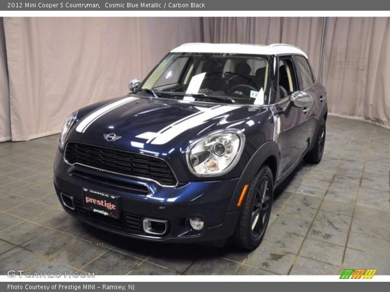 Cosmic Blue Metallic / Carbon Black 2012 Mini Cooper S Countryman