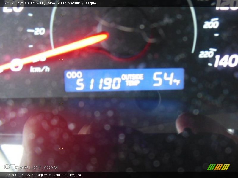 Aloe Green Metallic / Bisque 2007 Toyota Camry LE