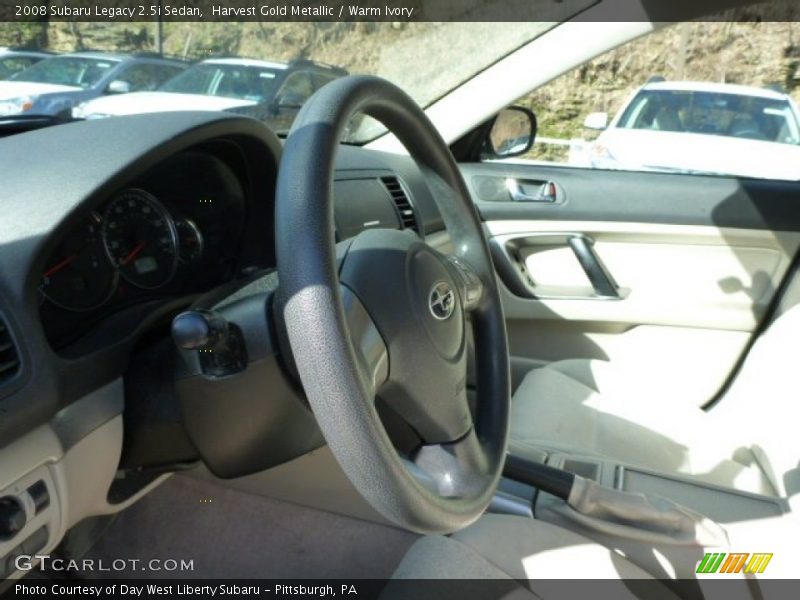 Harvest Gold Metallic / Warm Ivory 2008 Subaru Legacy 2.5i Sedan