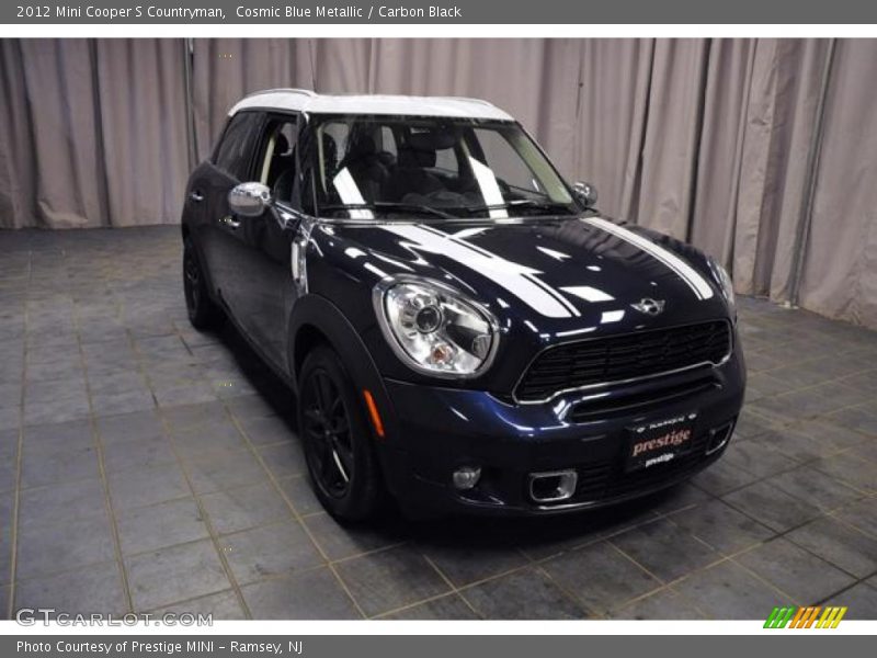 Cosmic Blue Metallic / Carbon Black 2012 Mini Cooper S Countryman