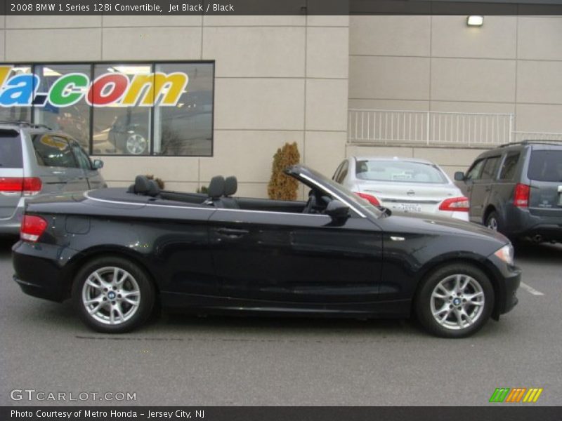 Jet Black / Black 2008 BMW 1 Series 128i Convertible