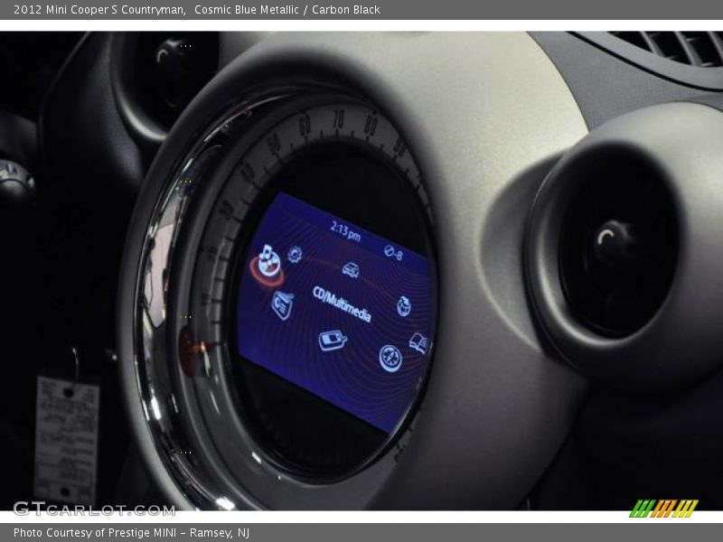 Cosmic Blue Metallic / Carbon Black 2012 Mini Cooper S Countryman