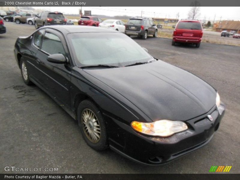 Black / Ebony 2000 Chevrolet Monte Carlo LS