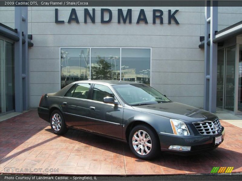 Gray Flannel / Shale/Cocoa 2009 Cadillac DTS