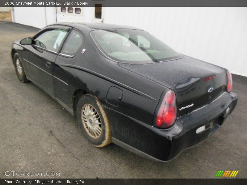 Black / Ebony 2000 Chevrolet Monte Carlo LS