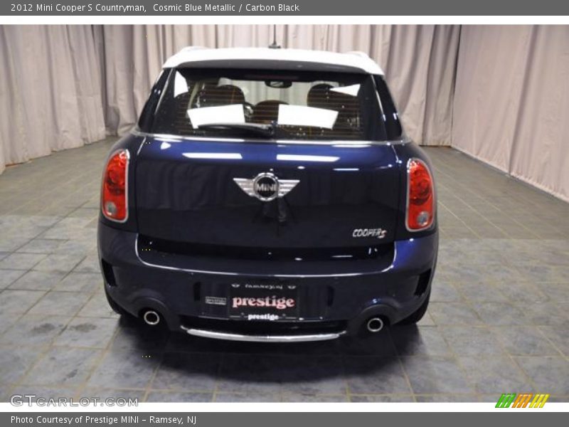 Cosmic Blue Metallic / Carbon Black 2012 Mini Cooper S Countryman