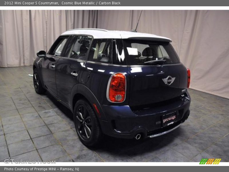 Cosmic Blue Metallic / Carbon Black 2012 Mini Cooper S Countryman