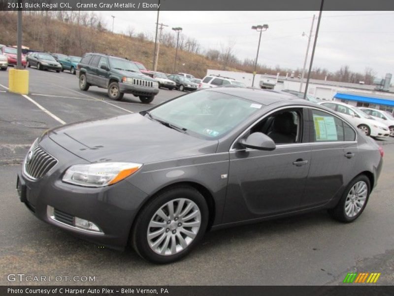 Granite Gray Metallic / Ebony 2011 Buick Regal CXL