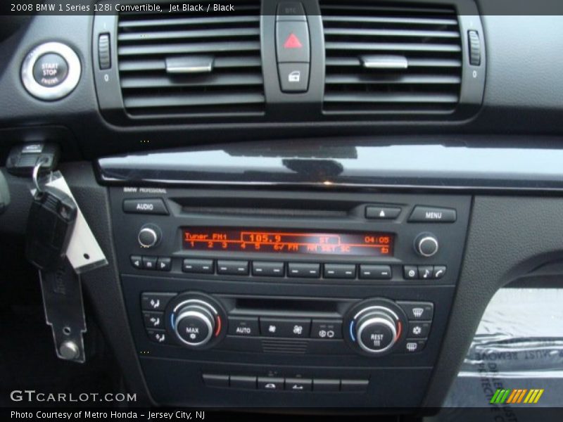 Jet Black / Black 2008 BMW 1 Series 128i Convertible