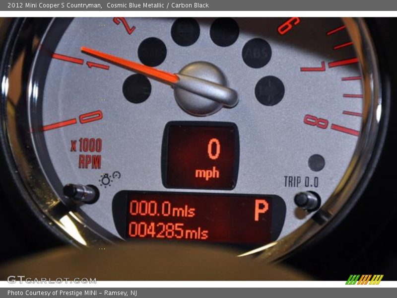 Cosmic Blue Metallic / Carbon Black 2012 Mini Cooper S Countryman
