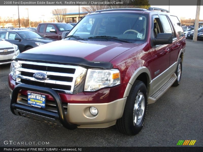 Redfire Metallic / Charcoal Black/Camel 2008 Ford Expedition Eddie Bauer 4x4