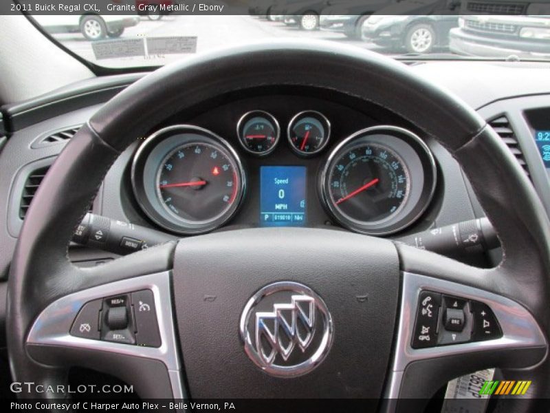 Granite Gray Metallic / Ebony 2011 Buick Regal CXL