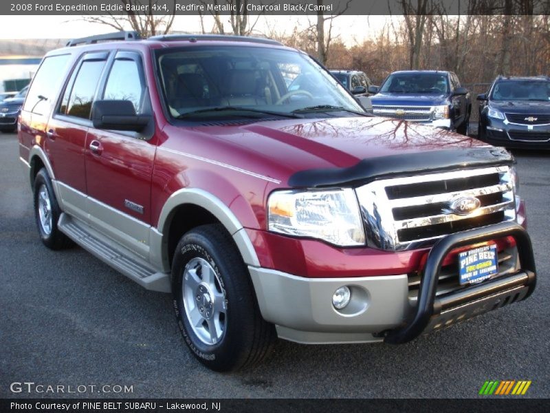 Redfire Metallic / Charcoal Black/Camel 2008 Ford Expedition Eddie Bauer 4x4