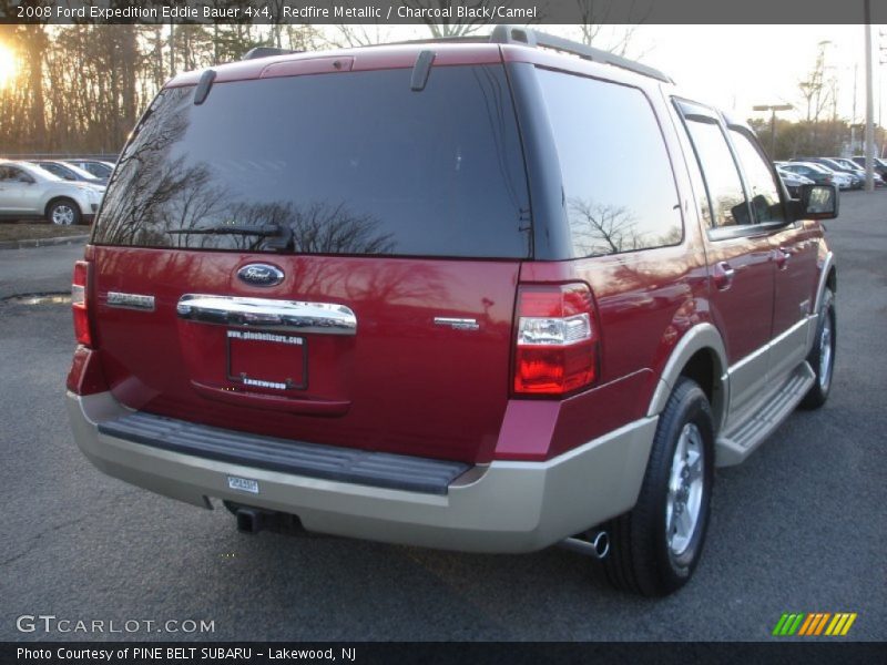 Redfire Metallic / Charcoal Black/Camel 2008 Ford Expedition Eddie Bauer 4x4